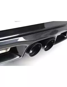 Porsche 987 Boxster 3,4 S Milltek Sport Cat-Back avgassystem 90mm Svarta utblås - Resonated (dämpad) 2
