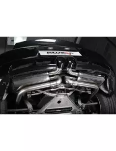 Porsche 987 Boxster 3,4 S Milltek Sport Cat-Back avgassystem 90mm Svarta utblås - Resonated (dämpad)