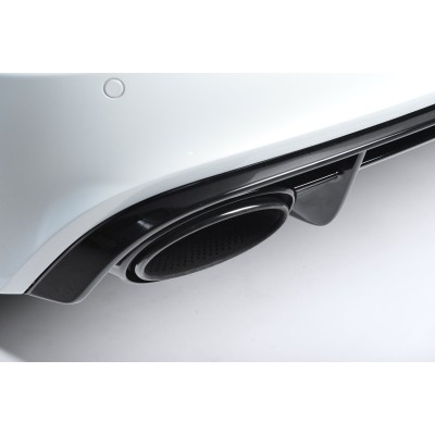 Audi RS6 4,0TFSi C7 Milltek Sport Cat-Back avgassystem använder original avgasventiler - Resonated (dämpad)