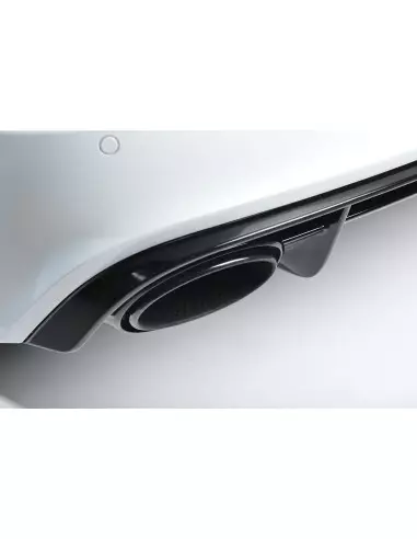 Audi RS7 4,0TFSi 4G Milltek Sport Cat-Back avgassystem använder original avgasventiler - Resonated (dämpad)