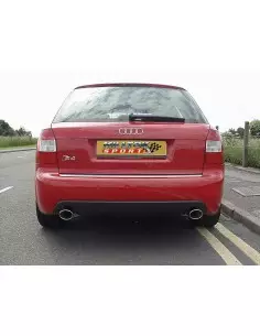 Audi S4 4,2 V8 B6 Milltek Sport Cat-Back 2x 100 JET utblås - Non-Resonated (mindre-dämpad)