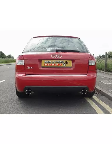 Audi S4 4,2 V8 B6 Milltek Sport Cat-Back 2x 100 GT utblås - Resonated (dämpad)
