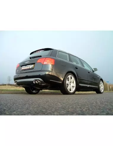 Audi S4 4,2 V8 B7 Milltek Sport Cat-Back 4x 76,2 Special utblås - Resonated (dämpad)
