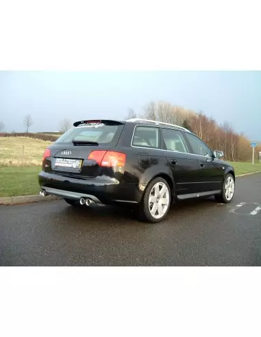 Audi S4 4,2 V8 B7 Milltek Sport Cat-Back 4x 76,2 Special utblås - Resonated (dämpad)