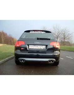 Audi S4 4,2 V8 B7 Milltek Sport Cat-Back 4x 76,2 Special utblås - Resonated (dämpad)