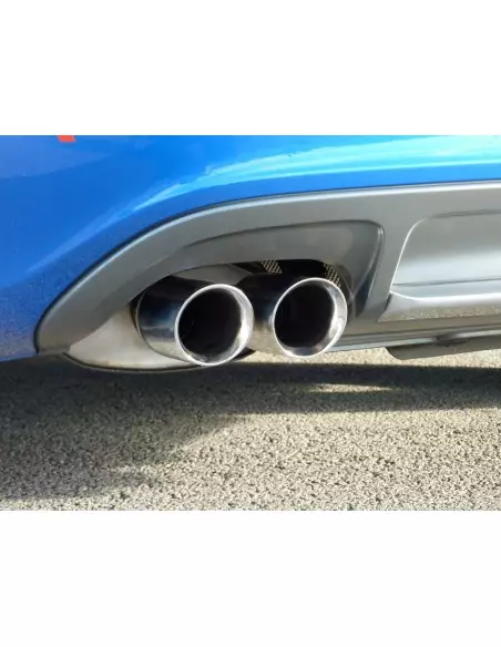 Audi S4 3,0TFSi B8 Milltek Sport Cat-Back 4x 80 chrome GT utblås - Non-Resonated (mindre-dämpad)