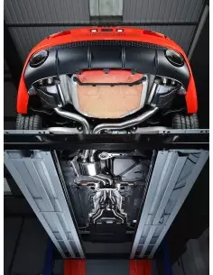 Audi RS4 4,2 V8 B8 Milltek Sport Cat-Back med aktiva avgasventiler - Resonated (dämpad)