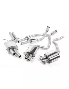 Audi RS5 4,2 V8 B8 Milltek Sport Cat-Back med aktiva avgasventiler - Non-Resonated (mindre-dämpad) 2