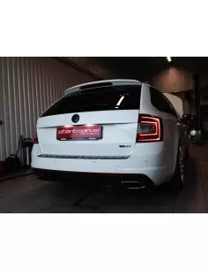 Skoda Octavia 2,0TFSi RS 5E Milltek Sport 3" Cat-Back avgassystem - Resonated (dämpad) 2