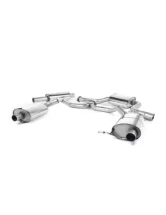 Skoda Octavia 2,0TFSi RS 5E Milltek Sport 3" Cat-Back avgassystem - Resonated (dämpad)
