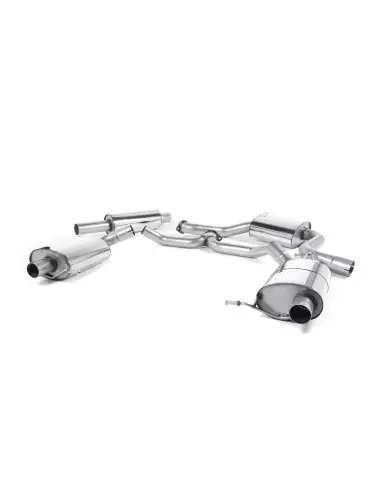 Skoda Octavia 2,0TFSi RS 5E Milltek Sport 3" Cat-Back avgassystem - Resonated (dämpad)