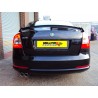 Skoda Octavia 2,0TSi RS Milltek Sport Cat-Back 2x 76,2 JET utblås - Resonated (dämpad)