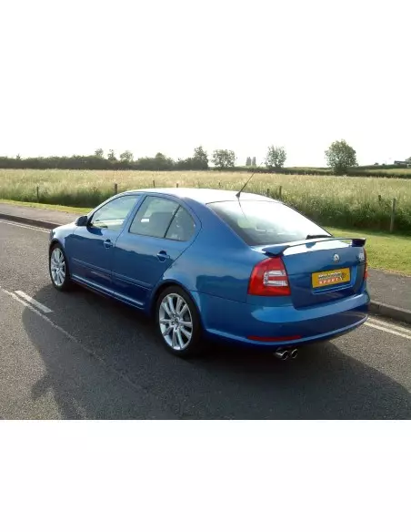 Skoda Octavia 2,0TFSi RS Milltek Sport Cat-Back 2x 76,2 JET utblås - Non-Resonated (mindre-dämpad)