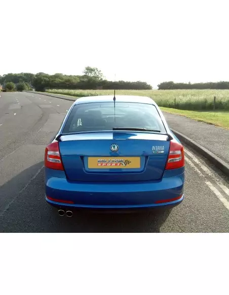 Skoda Octavia 2,0TFSi RS Milltek Sport Cat-Back 2x 76,2 JET utblås - Resonated (dämpad)