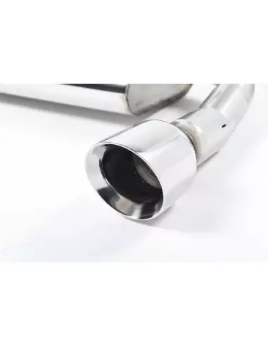 VW Golf GTi mk7 Milltek Sport 3" Cat-Back 2x 100 GT chrome utblås - Resonated (dämpad)