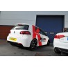 VW Golf R mk6 Milltek Sport 3" "RACE" Cat-Back 2x 100 GT svarta utblås - Resonated (dämpad)