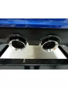 VW Golf R mk6 Milltek Sport 3" "RACE" Cat-Back 2x 100 GT chrome utblås - Non-Resonated (mindre-dämpad)