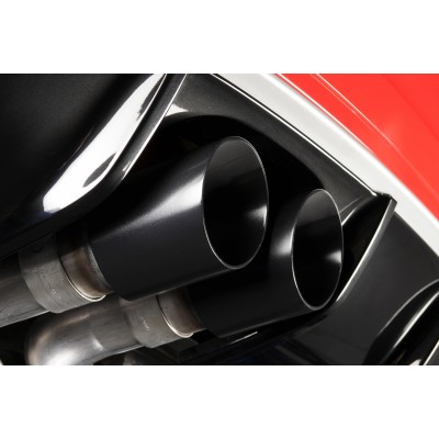 Audi RS3 2,5TFSi 8P Milltek Sport 3" Cat-Back 2x 90 Svarta GT utblås med avgasventiler - Resonated (dämpad)