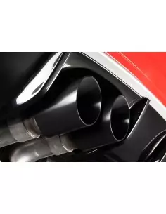 Audi RS3 2,5TFSi 8P Milltek Sport 3" Cat-Back 2x 90 Svarta GT utblås med avgasventiler - Resonated (dämpad) 2