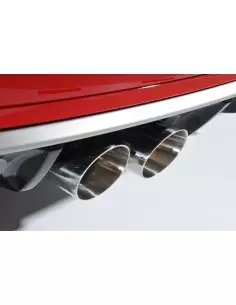 Audi RS3 2,5TFSi 8P Milltek Sport 3" Cat-Back 2x 90 Chrome GT utblås med avgasventiler - Resonated (dämpad) 2