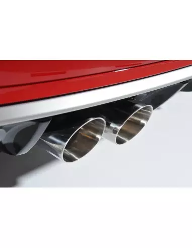 Audi RS3 2,5TFSi 8P Milltek Sport 3" Cat-Back 2x 90 Chrome GT utblås med avgasventiler - Resonated (dämpad)