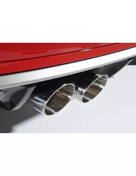 Audi RS3 2,5TFSi 8P Milltek Sport 3" Cat-Back 2x 90 Chrome GT utblås med avgasventiler - Resonated (dämpad)
