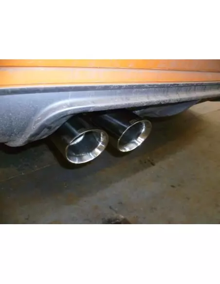 Audi S3 2,0TFSi 3-D 8P Milltek Sport Cat-Back 2x 80 chrome GT utblås - Non-Resonated (mindre-dämpad)
