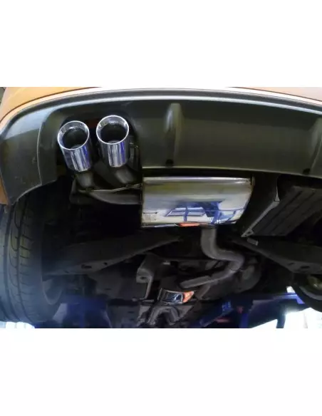 Audi S3 2,0TFSi 3-D 8P Milltek Sport Cat-Back 2x 80 chrome GT utblås - Non-Resonated (mindre-dämpad)