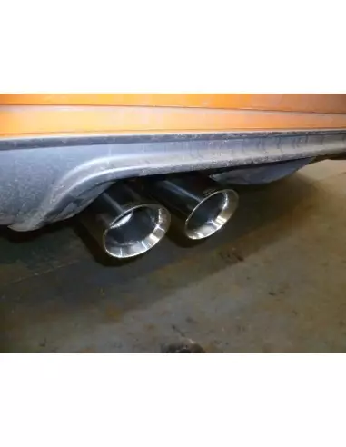 Audi S3 2,0TFSi 3-D 8P Milltek Sport Cat-Back 2x 80 chrome GT utblås - Resonated (dämpad)