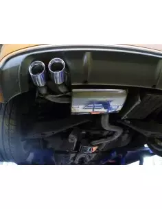 Audi S3 2,0TFSi 3-D 8P Milltek Sport Cat-Back 2x 80 chrome GT utblås - Resonated (dämpad)