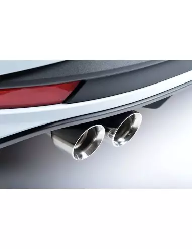 Seat Leon 2,0TFSi Cupra 3 & 5 dörrars Milltek Sport Cat-Back 4x 80 Chrome GT utblås - Non-Resonated (mindre-dämpad)