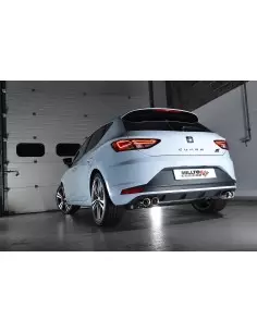 Seat Leon 2,0TFSi Cupra 3 & 5 dörrars Milltek Sport Cat-Back 4x 80 Chrome GT utblås - Resonated (dämpad) 2