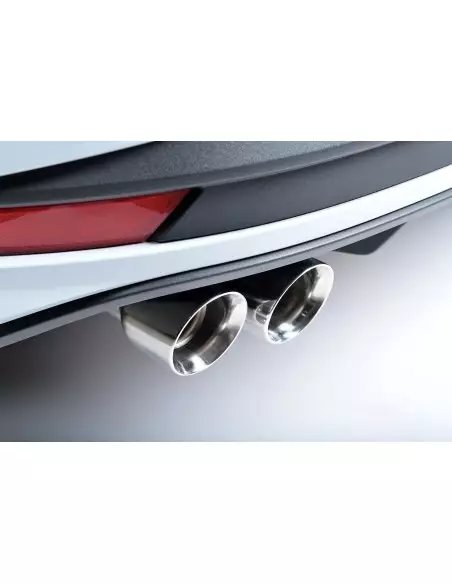 Seat Leon 2,0TFSi Cupra 3 & 5 dörrars Milltek Sport Cat-Back 4x 80 Chrome GT utblås - Resonated (dämpad)