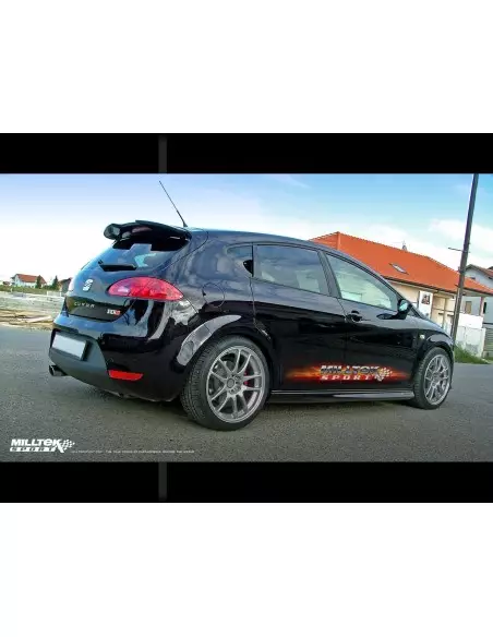 Seat Leon 2,0TFSi Cupra Milltek Sport Cat-Back 2x 80 JET utblås - Resonated (dämpad)
