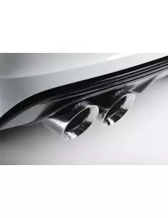 Audi S3 2,0TFSi 3-D 8V Milltek Sport 3" Cat-Back 4x 100 chrome GT utblås (med original avgasstyrning) - Non-Resonated (mindre-dä 2