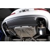 Audi S5 3,0TFSi Sportback B8 Milltek Sport Cat-Back 2x 150x95 svarta ovala utblås - Resonated (dämpad)