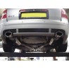 Audi RS6 4,2T V8 C5 Milltek Sport Cat-Back 2x 150x95 chrome ovala utblås - Resonated (dämpad)