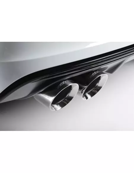 Audi S7 4,0TFSi V8 C7 Milltek Sport Cat-Back 4x 100 chrome GT utblås med aktiva avgasventiler - Non-Resonated (mindre-dämpad)