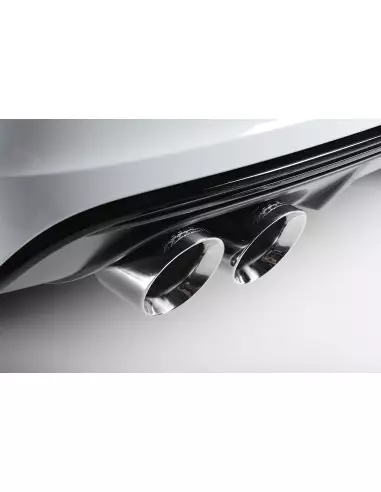 Audi S7 4,0TFSi V8 C7 Milltek Sport Cat-Back 4x 100 chrome GT utblås med aktiva avgasventiler - Resonated (dämpad)
