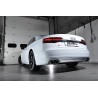 Audi S8 4,0TFSi V8 Milltek Sport Cat-Back 4x 100 svarta GT utblås med aktiva avgasventiler - Non-Resonated (mindre-dämpad)