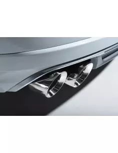 Audi S8 4,0TFSi V8 Milltek Sport Cat-Back 4x 100 chromade GT utblås med aktiva avgasventiler - Resonated (dämpad)