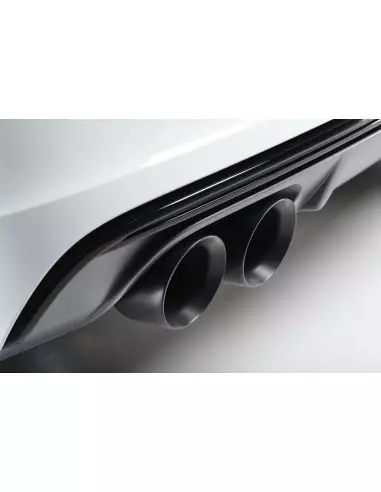 Audi S1 2,0TFSi Milltek Sport Cat-Back 4x GT90 Svarta utblås - Resonated (dämpad)