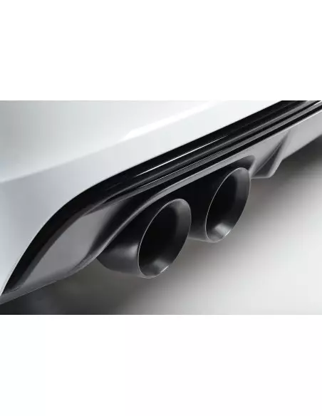 Audi S1 2,0TFSi Milltek Sport Cat-Back 4x GT90 Svarta utblås - Resonated (dämpad)