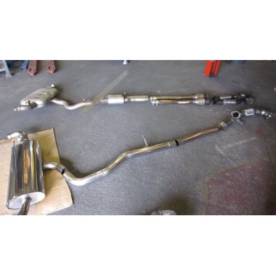 Audi TTRS 2,5TFSi Coupé Milltek Sport Cat-Back "Race" med aktiva avgasventiler - Non-Resonated (mindre-dämpad)