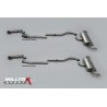 Audi TTRS 2,5TFSi Roadster Milltek Sport Cat-Back "Race" med aktiva avgasventiler - Resonated (dämpad)