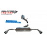 Audi TT 3,2 V6 8J Milltek Sport Cat-Back 2x 100 chrome JET utblås - Resonated (dämpad)