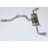 Audi TT 3,2 V6 8J Milltek Sport Cat-Back 2x 100 chrome GT utblås - Non-Resonated (mindre-dämpad)