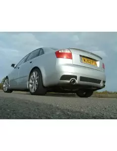Audi A4 1,8T 163HK Quattro B6 Milltek Sport Cat-Back 2x 100 chrome JET utblås - Resonated (dämpad)