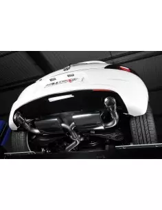 VW Scirocco 2,0TFSi R Milltek Sport 3" Cat-Back 2x 100 chrome GT utblås - Resonated (dämpad)