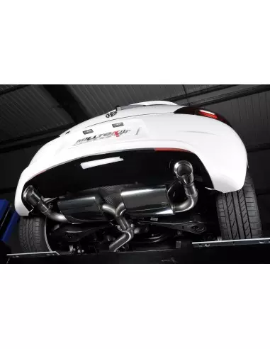 VW Scirocco 2,0TFSi R Milltek Sport 3" Cat-Back 2x 100 chrome GT utblås - Resonated (dämpad)